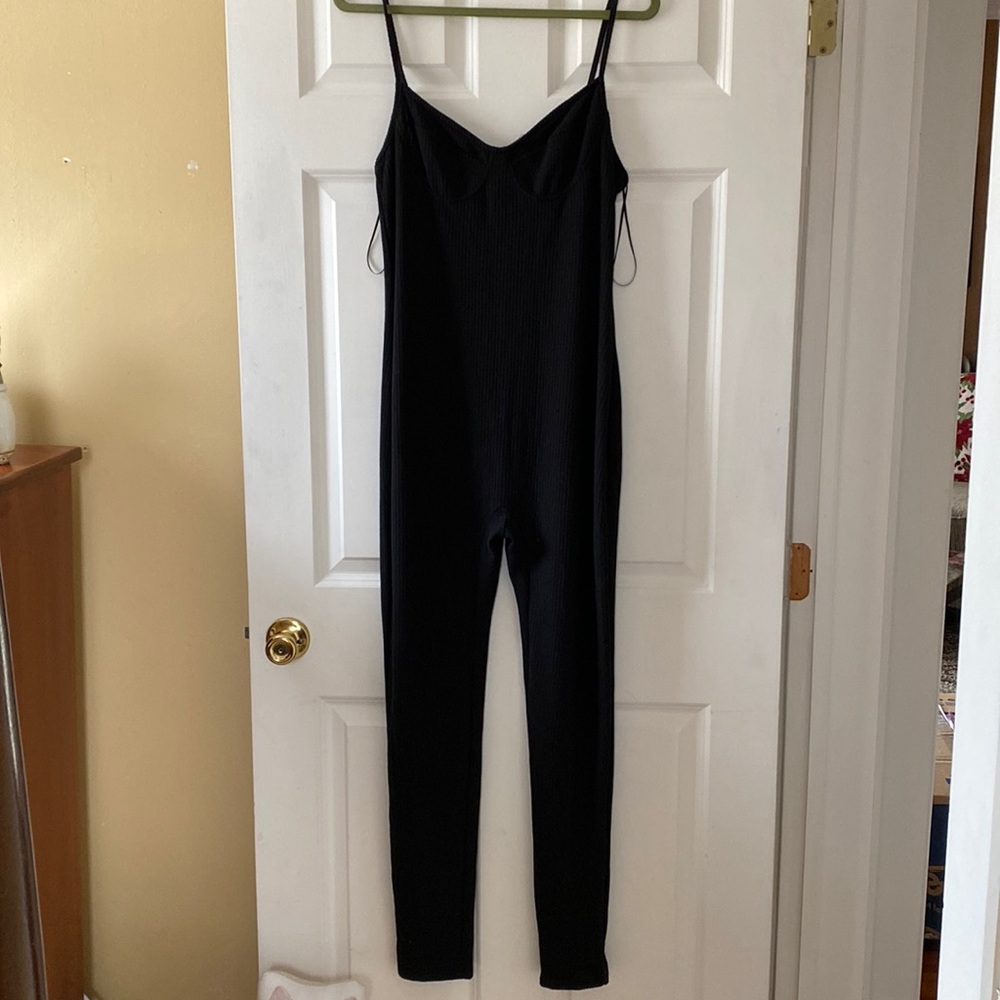 Spaghetti strap jumpsuit